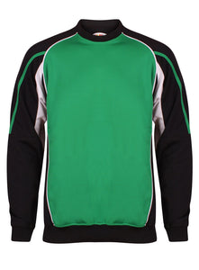 Teamstar Sweatshirt Gazelle Sports UK Yes XS Col E) Black/ Emerald/ White