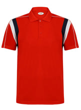 Load image into Gallery viewer, Striker Polo Gazelle Sports UK Yes XS Col E) Red/ Navy/ White