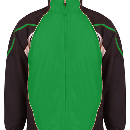 Teamstar Track Jacket Gazelle Sports UK Yes XS Col E) Black / Emerald / White