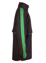 Load image into Gallery viewer, Training Jacket Gazelle Sports UK Yes XS Col G) Black/ Emerald/ White