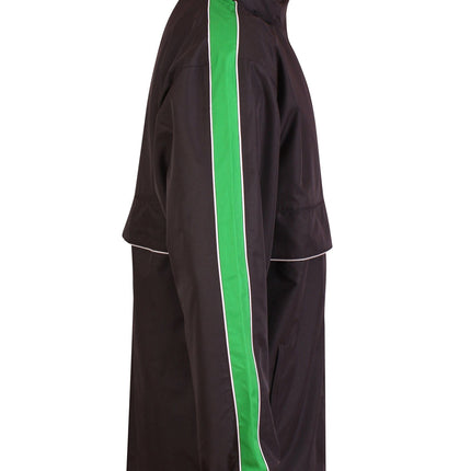 Training Jacket Kids Gazelle Sports UK Yes XSB Col G) Black/ Emerald/ White