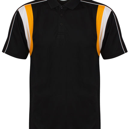 Striker Polo Gazelle Sports UK Yes XS Col H) Black/ Amber/ White