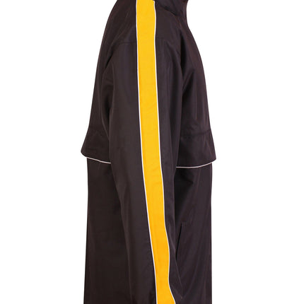 Training Jacket Kids Gazelle Sports UK Yes XSB Col H) Black/ Amber/ White