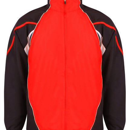 Teamstar Track Jacket Gazelle Sports UK Yes XS Col H) Black /Red / White