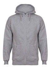 Load image into Gallery viewer, Aran Zip through Hoody Sweatshirts / Hoodies Gazelle Sports UK Yes XS Grey