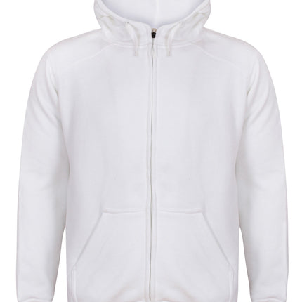 Aran Zip through Hoody Sweatshirts / Hoodies Gazelle Sports UK Yes XS White