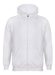 Aran Zip through Hoody Sweatshirts / Hoodies Gazelle Sports UK Yes XS White