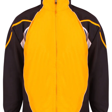Teamstar Track Jacket Gazelle Sports UK Yes XS Col I) Black / Amber / White