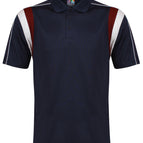 Col I) Navy/ Maroon/ White