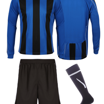 Kids Italia Football Kits Gazelle Sports UK Yes SB/28 Col A) Royal Blue/ Black/ White