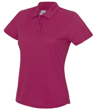 Load image into Gallery viewer, Womens Just Cool Polo JC045 Gazelle Sports UK XS/8 Hot Pink Yes