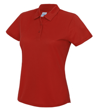 Load image into Gallery viewer, Womens Just Cool Polo JC045 Gazelle Sports UK XS/8 Red Yes