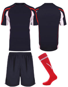 Adults Teamstar Kits Gazelle Sports UK XS B Navy/red/White YES