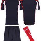 B Navy/red/White