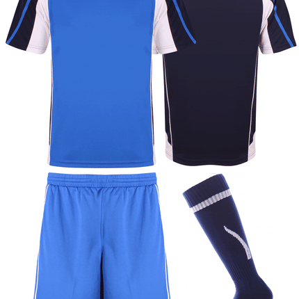Kids Teamstar Kits Gazelle Sports UK XSJ/26 A Royal/Navy/White YES