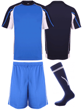 Load image into Gallery viewer, Kids Teamstar Kits Gazelle Sports UK XSJ/26 A Royal/Navy/White YES