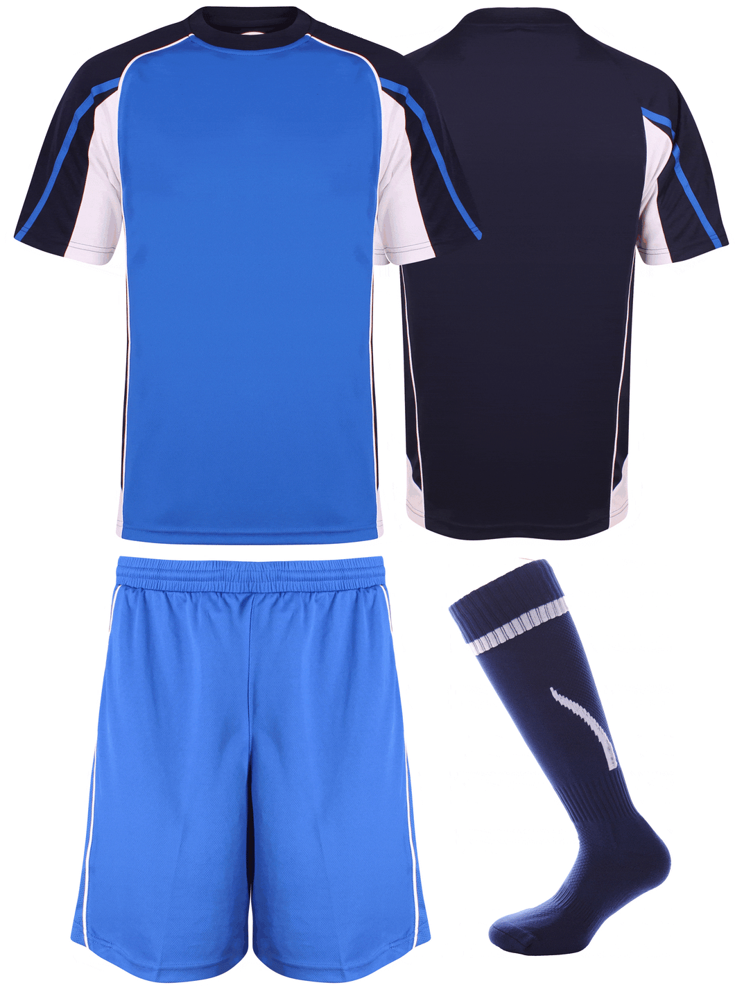 Kids Teamstar Kits Gazelle Sports UK XSJ/26 A Royal/Navy/White YES