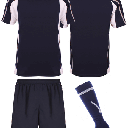 Kids Teamstar Kits Gazelle Sports UK XSJ/26 C Navy/Dove Grey/White YES