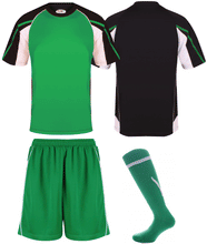 Load image into Gallery viewer, Adults Teamstar Kits Gazelle Sports UK XS E Black/Emerald/White YES