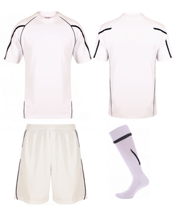 Adults Teamstar Kits Gazelle Sports UK XS F White/Black YES