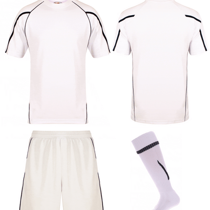 Kids Teamstar Kits Gazelle Sports UK XSJ/26 F White/Black YES