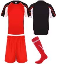 Load image into Gallery viewer, Adults Teamstar Kits Gazelle Sports UK XS G Black/Red/White YES