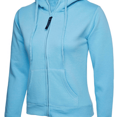 Womens Uneek Zip Up Hoody UC505 Sweatshirts / Hoodies Gazelle Sports UK 
