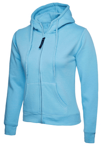 Womens Uneek Zip Up Hoody UC505 Sweatshirts / Hoodies Gazelle Sports UK 