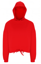 Load image into Gallery viewer, Womens Tri Dry Hoody TR085 Sweatshirts / Hoodies Gazelle Sports UK XXS/6 Red Yes