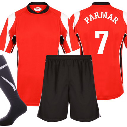 Kids Rio Kits Gazelle Sports UK XSJ/26/6-7yrs Red/Black No