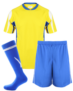 Adults Rio Kits Gazelle Sports UK XS Yellow/Royal No