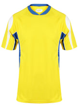 Load image into Gallery viewer, Rio Crew sports top Gazelle Sports UK Yes XS Col A) Yellow/ Royal/ White