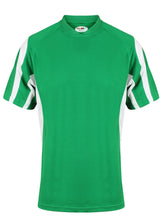 Load image into Gallery viewer, Rio Crew sports top Gazelle Sports UK Yes XS Col E) Emerald/ White