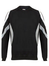Load image into Gallery viewer, Rio Sweatshirt Gazelle Sports UK Yes XS Col C) Black/ Silver/ White