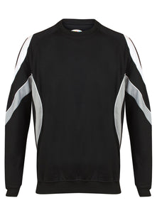 Rio Sweatshirt Gazelle Sports UK Yes XS Col C) Black/ Silver/ White