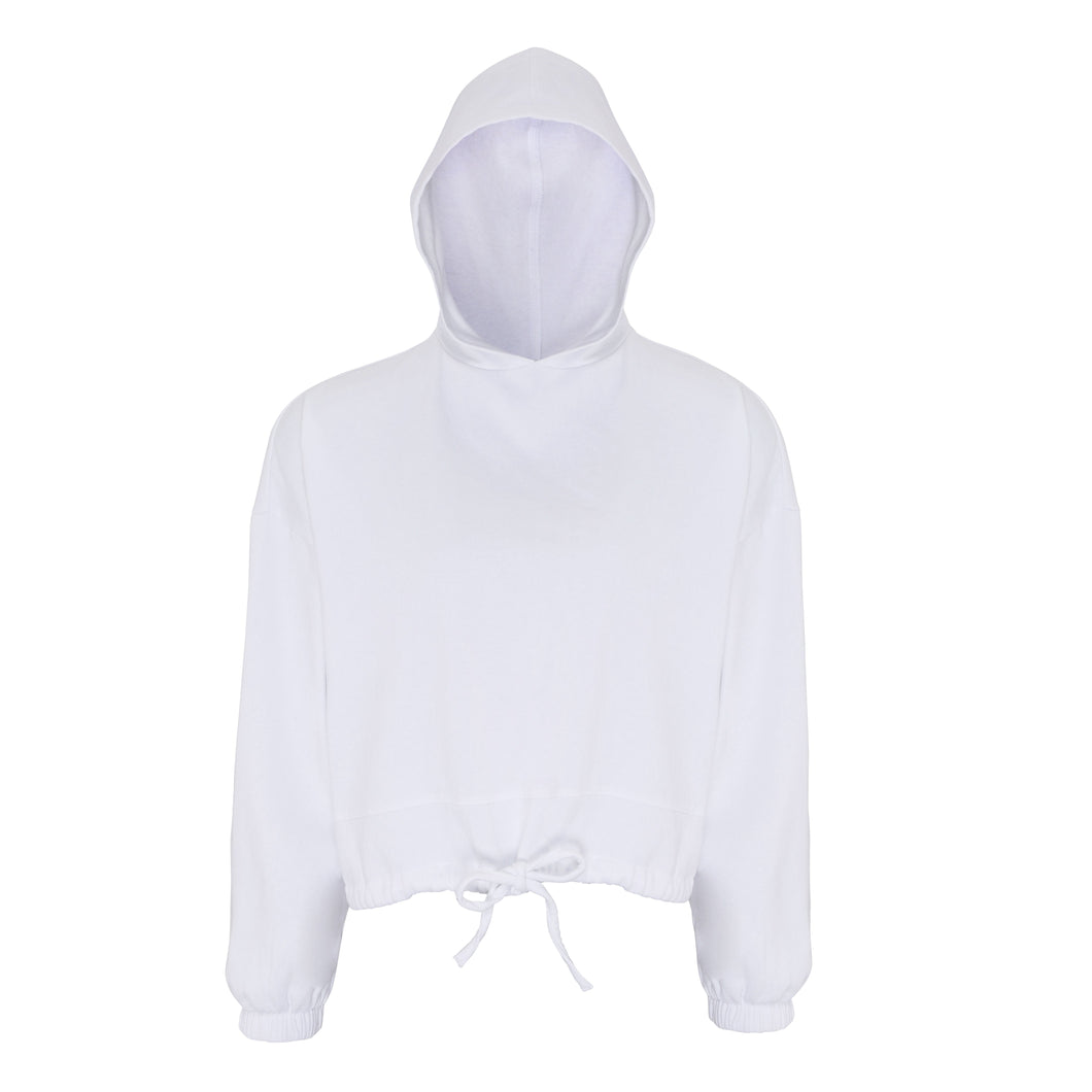 Womens Tri Dry Hoody TR085 Sweatshirts / Hoodies Gazelle Sports UK XXS/6 White Yes