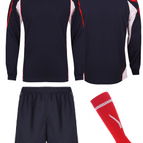 B Navy/red/White