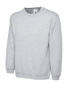 Uneek Premium Sweatshirt Gazelle Sports UK XS Heather Grey 