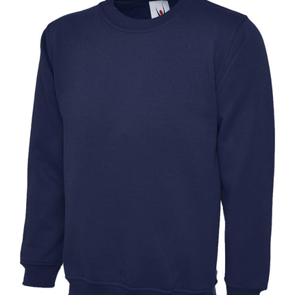 Uneek Classic Sweatshirt Gazelle Sports UK XS French Navy 