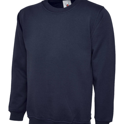 Uneek Classic Sweatshirt Gazelle Sports UK XS Navy 
