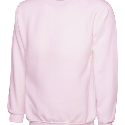 Uneek Classic Sweatshirt Gazelle Sports UK XS Pink 