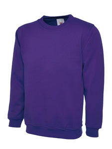 Uneek Classic Sweatshirt Gazelle Sports UK XS Purple 