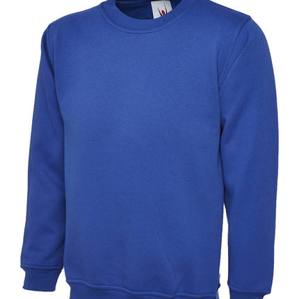 Uneek Classic Sweatshirt Gazelle Sports UK XS Royal 