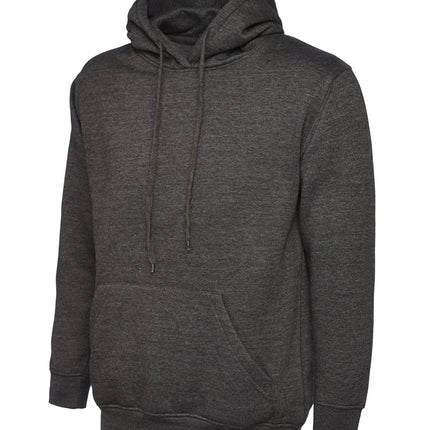 Uneek Classic Hoodie UC502 Gazelle Sports UK XS Charcoal 
