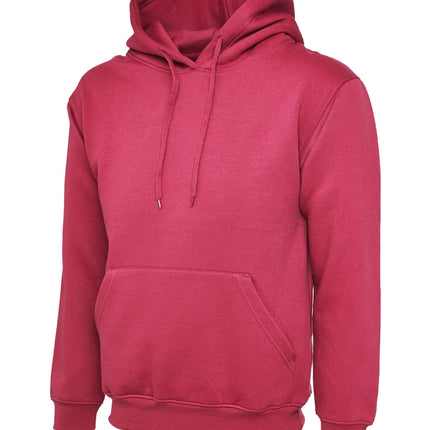 Uneek Classic Hoodie UC502 Gazelle Sports UK XS Hot pink 