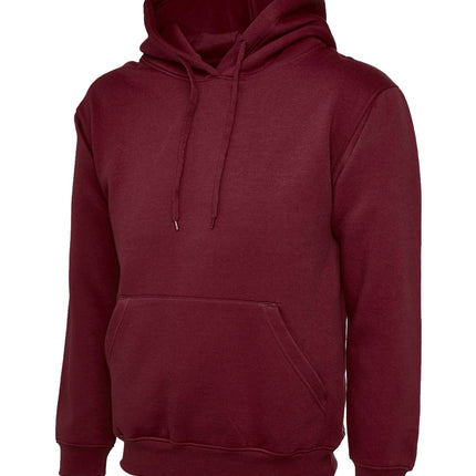 Uneek Classic Hoodie UC502 Gazelle Sports UK XS Maroon 
