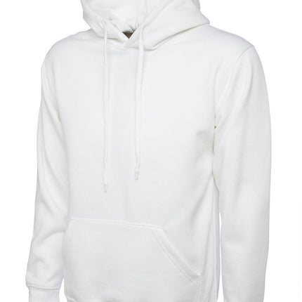 Uneek Classic Hoodie UC502 Gazelle Sports UK XS White 