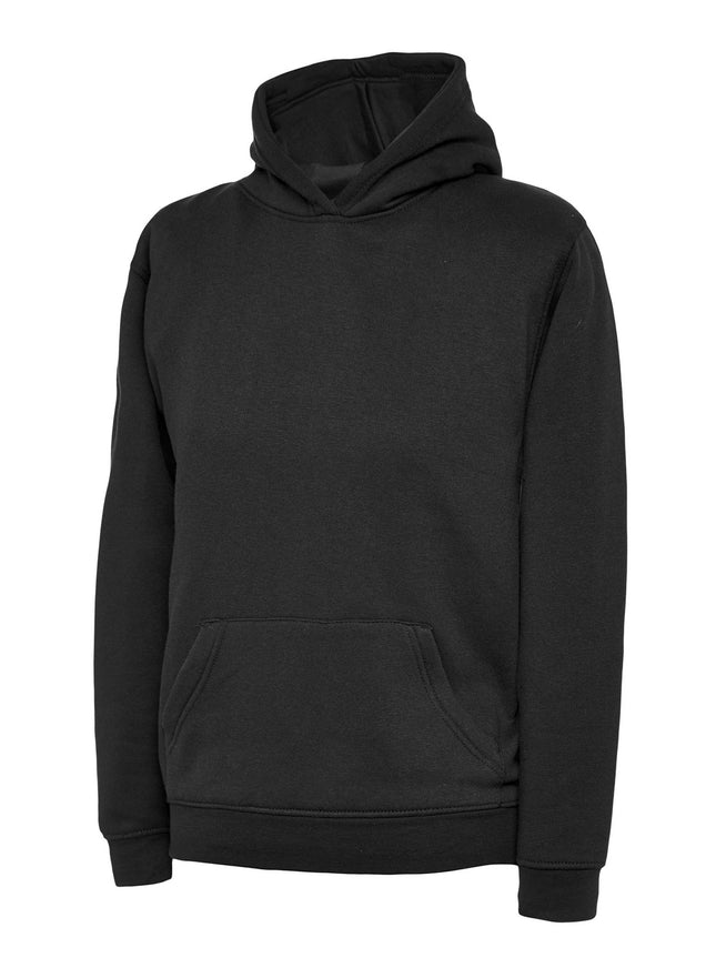 Uneek Children's Hoodie Gazelle Sports UK 2 yrs Black 