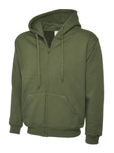 Load image into Gallery viewer, Uneek Classic Zip hoodie Gazelle Sports UK XS Olive 