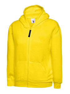 Uneek Children's Classic Zip Hoodie Gazelle Sports UK 5/6 yrs Yellow 